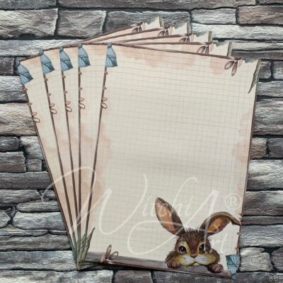 Briefpapier A5 "Häschen"